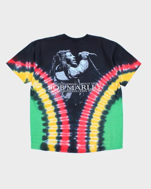 Vintage 90's Zion Bob Marley Tie Dye T-Shirt - XL sold by Rokit product image thumbnail 2