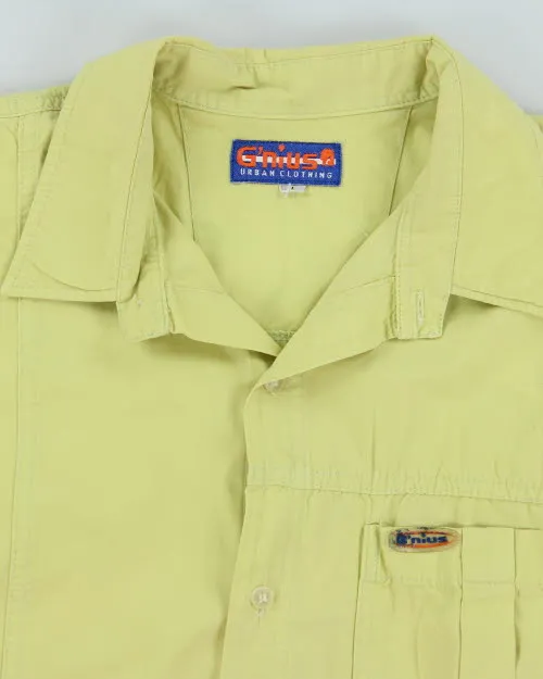 Vintage 90s G'nius Green Shirt - L sold by Rokit product image thumbnail 3