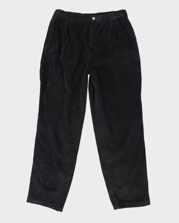 Vintage Wide Leg Corduroy Trousers - W32 L30 sold by Rokit