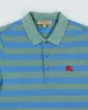 Burberry Stripe Polo Shirt - M sold by Rokit