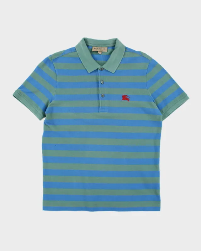 Burberry Stripe Polo Shirt - M sold by Rokit