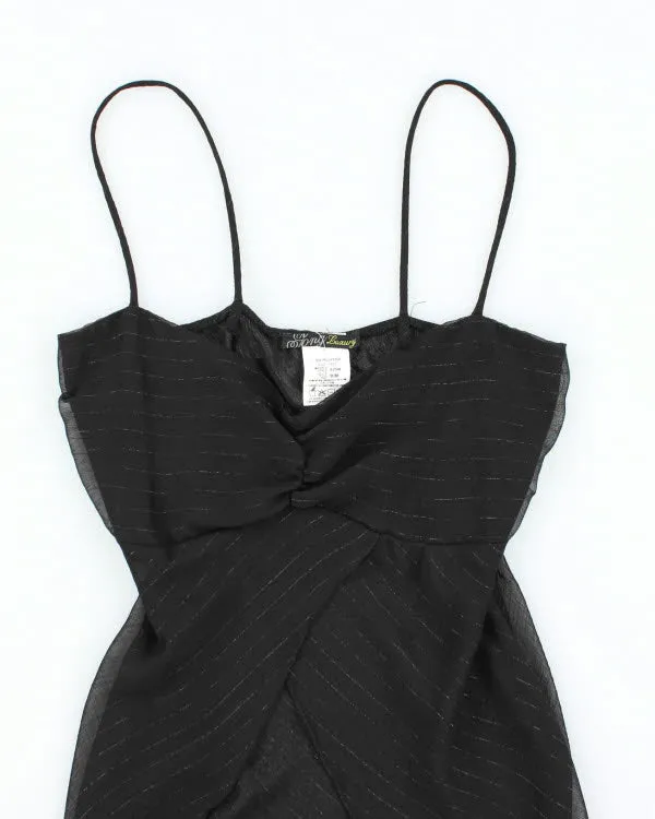 Y2k 00s Sparkly Stripe Cami - M sold by Rokit product image thumbnail 3