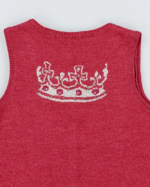 Olive Des Olive Pink Button-up Vest - S sold by Rokit product image thumbnail 4