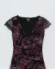 Y2k 00s Mexx Pattern Dress - S sold by Rokit