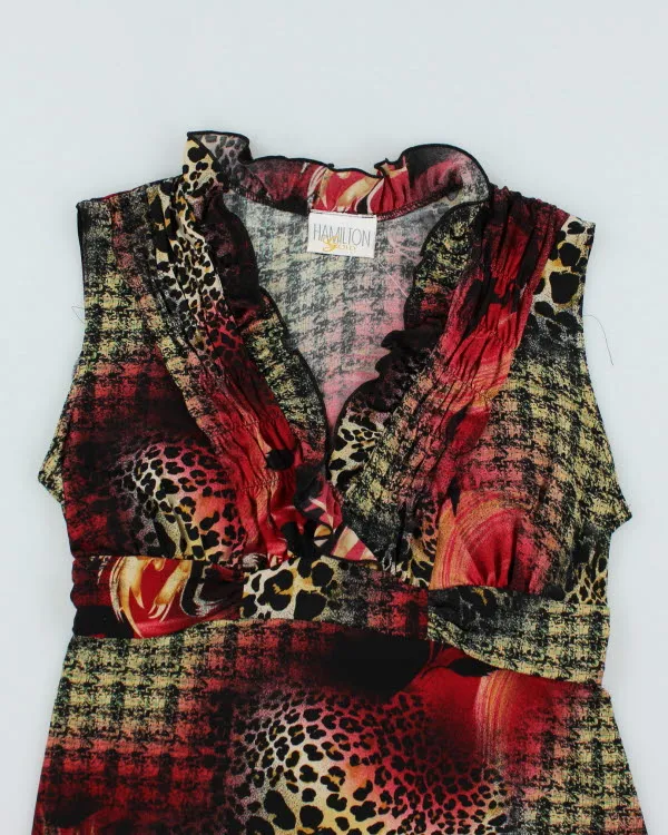 Y2k 00s Hamilton Gold Ruffle Pattern Top - L sold by Rokit product image thumbnail 3