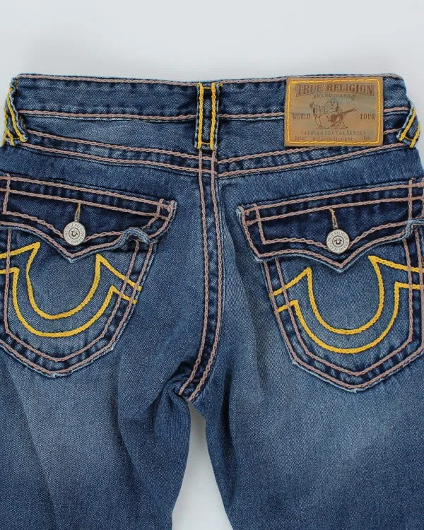 Vintage Y2K True Religion Dark Wash Straight Leg Jeans - W32 L27 sold by Rokit product image thumbnail 4