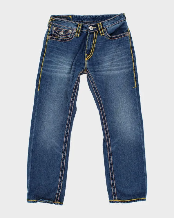 Vintage Y2K True Religion Dark Wash Straight Leg Jeans - W32 L27 sold by Rokit