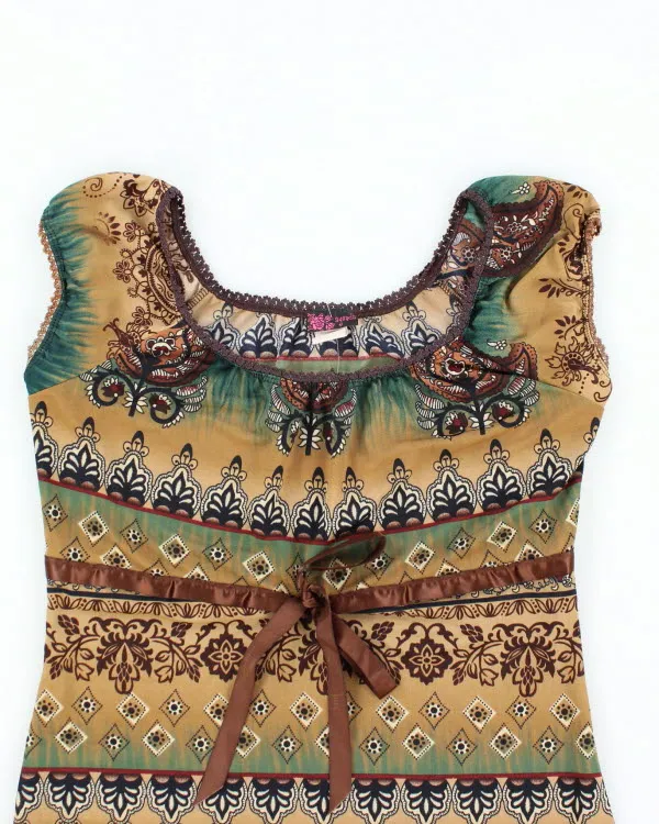 Y2k 00s Agenda Pattern Top - S sold by Rokit product image thumbnail 3