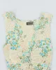 Y2k 00s Mesh Floral Ruched Top - S sold by Rokit