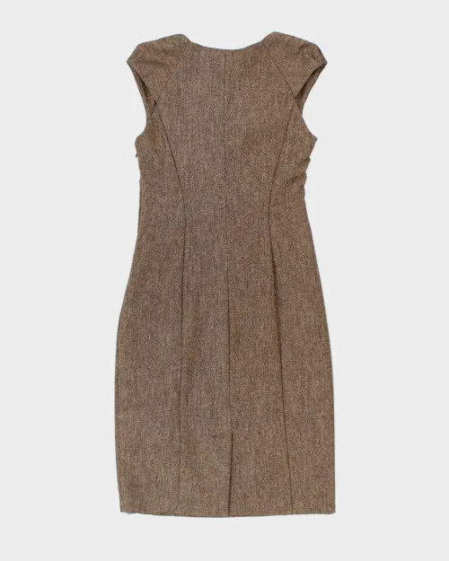 Y2k 00s Le Chateau Ruched Wool Dress - S sold by Rokit product image thumbnail 2