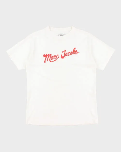 Marc Jacobs Bubble Writing Graphic T-Shirt - XS sold by Rokit