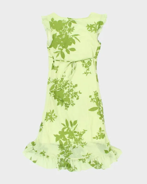 Y2k 00s Janette Floral Green Dress - L sold by Rokit product image thumbnail 2