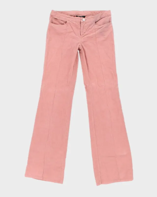 Y2k 00s Bebe Pink Cord Trousers - W30 L32 sold by Rokit