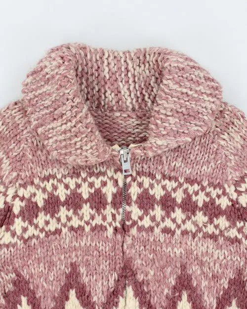 Vintage Women's 80's Heavyweight Cowichan Zip Up Cardigan - S sold by Rokit product image thumbnail 3