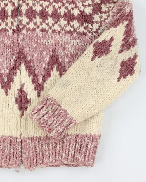Vintage Women's 80's Heavyweight Cowichan Zip Up Cardigan - S sold by Rokit product image thumbnail 4