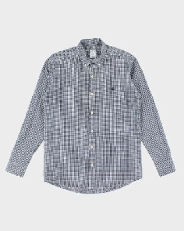 Brookes Brother Check Shirt - L sold by Rokit