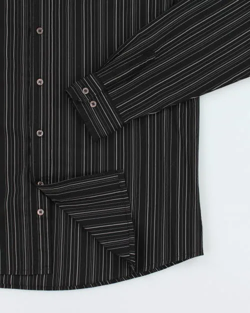 Y2k 00s Le Chateau Stripe Shirt - L sold by Rokit product image thumbnail 4