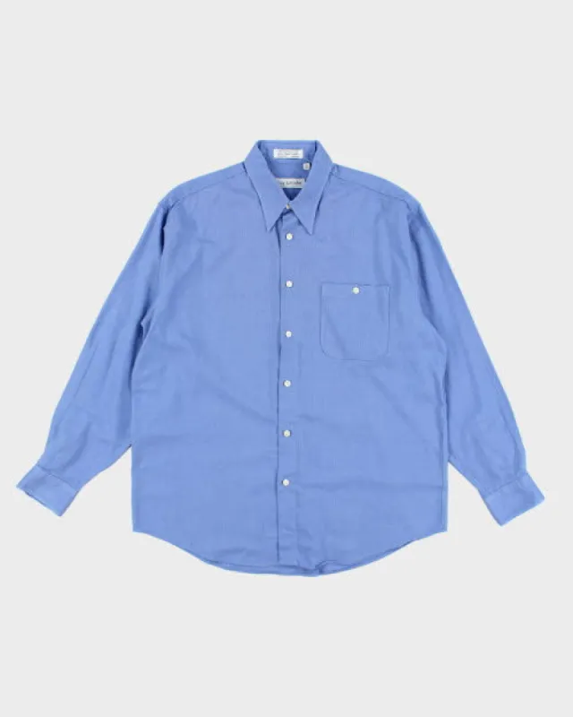 Vintage Guy Laroche Blue Shirt - L sold by Rokit