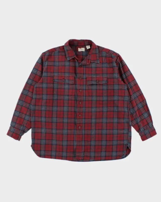 Vintage 90's L.L. Bean Heavyweight Flannel Shirt - XL sold by Rokit
