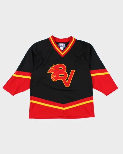 Vintage Bow Valley Flames Ice Hockey Jersey - S sold by Rokit