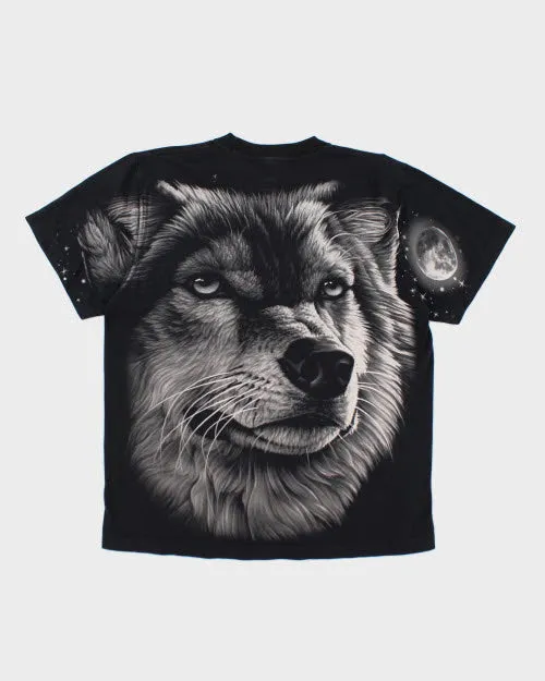Vintage 90's Wolf Big Graphic T-Shirt - XL sold by Rokit product image thumbnail 2