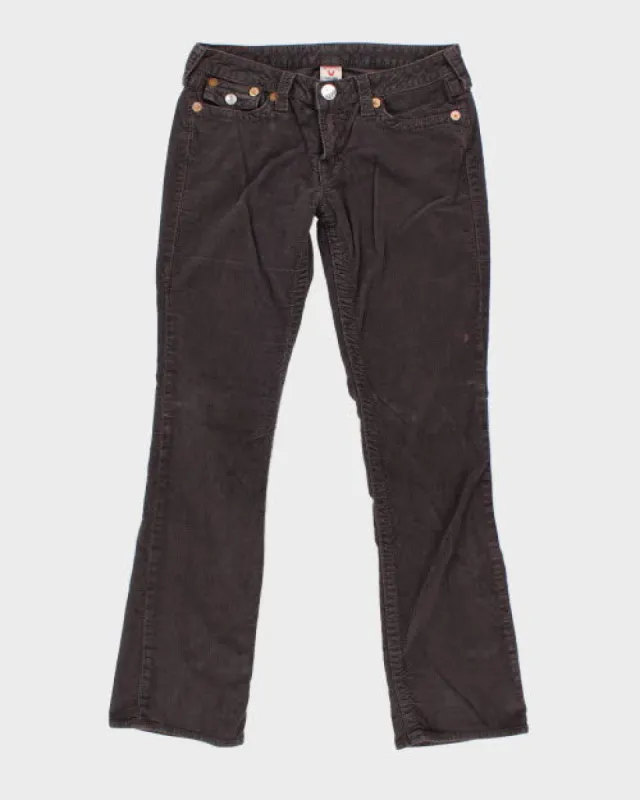 Y2k 00s True Religion Cord Trousers - W31 L33 sold by Rokit