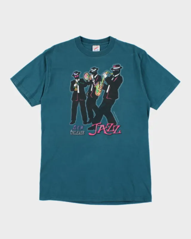 Vintage 90's New Orleans Jazz T-Shirt - L made by Rokit