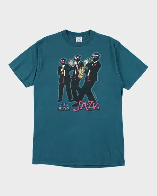 Vintage 90's New Orleans Jazz T-Shirt - L sold by Rokit