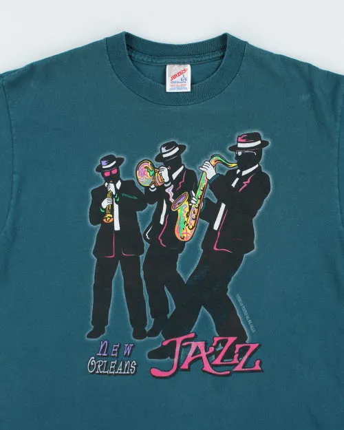 Vintage 90's New Orleans Jazz T-Shirt - L sold by Rokit product image thumbnail 3