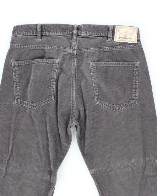 Patagonia Grey Cord Trousers - W34 L32 sold by Rokit product image thumbnail 4