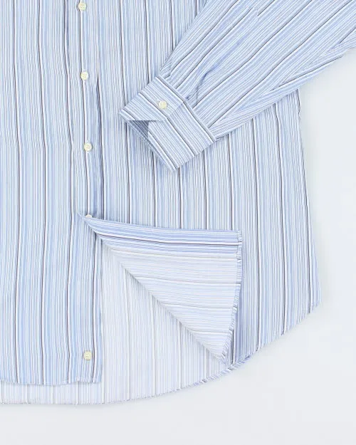 Y2k 00s Etro Stripe Long Sleeve Shirt - M sold by Rokit product image thumbnail 4