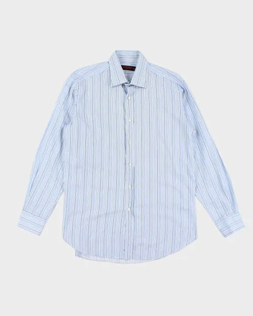 Y2k 00s Etro Stripe Long Sleeve Shirt - M sold by Rokit