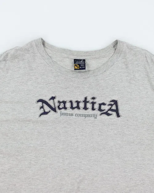 Vintage Y2K Nautica Double Layer Long-sleeved T-Shirt - XL sold by Rokit product image thumbnail 3
