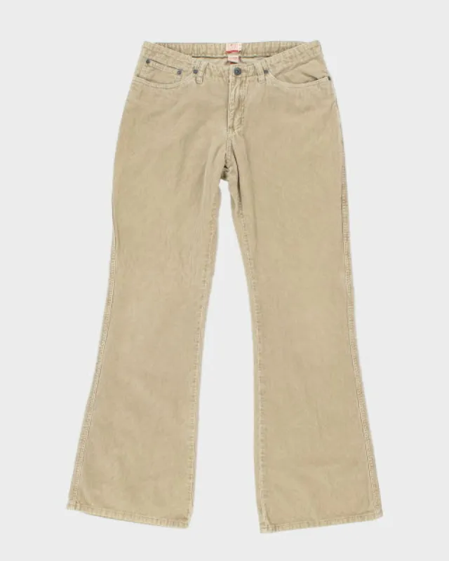 Y2k 00s Tilt Cord Trousers - W30 L33 sold by Rokit