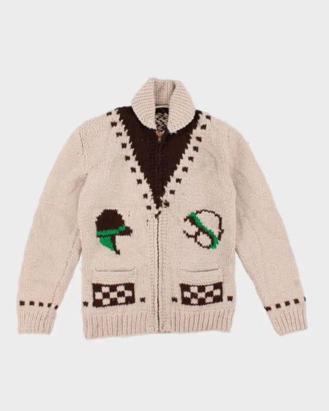 Vintage Women's 90's Heavyweight Cowichan Zip Up Cardigan - S sold by Rokit