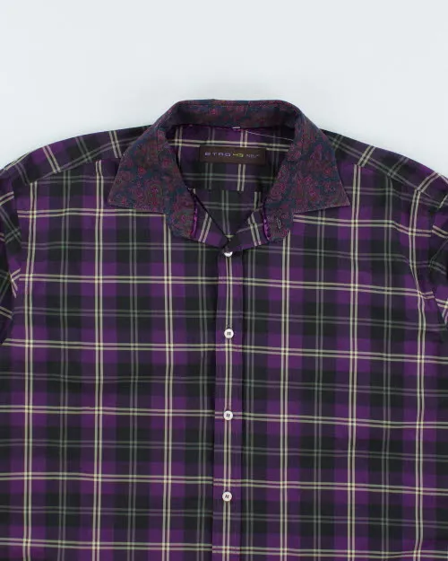 Vintage Etro Paisley Collared Shirt - L sold by Rokit product image thumbnail 3