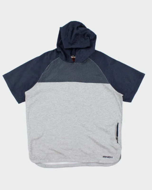 Vintage Y2K AND1 Short Sleeve Hoodie - XXL sold by Rokit