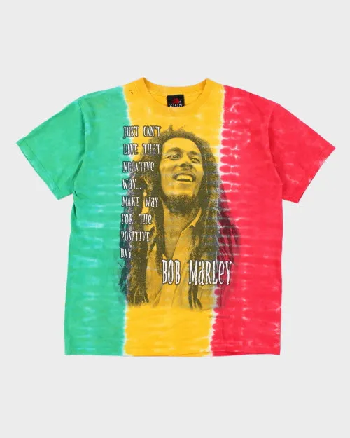 Vintage 90's Zion Bob Marley Tye Dye T-Shirt - L sold by Rokit