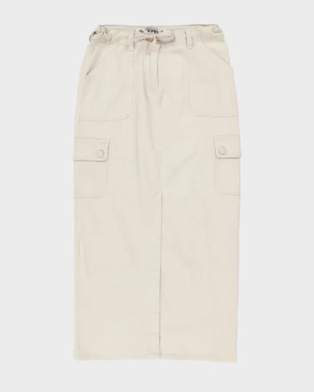 Y2k 00s Plugg Maxi Cargo Skirt - S sold by Rokit