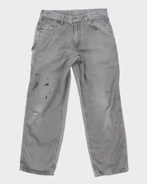 Carhartt Workwear Distressed Trousers - W34 L32 sold by Rokit