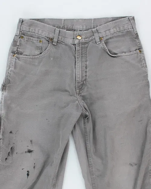 Carhartt Workwear Distressed Trousers - W34 L32 sold by Rokit product image thumbnail 3