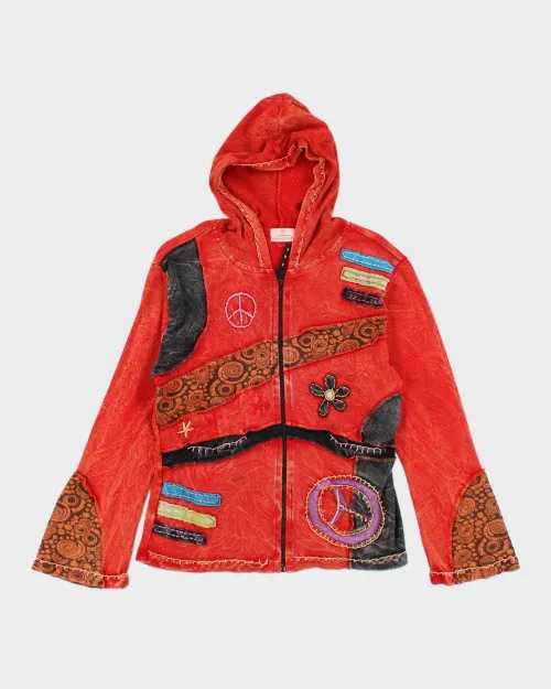 Y2k 00s Ark Hippie Hoodie - M sold by Rokit