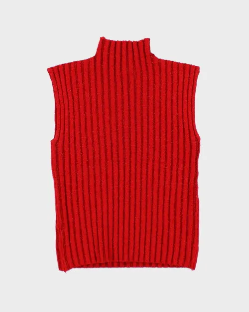 Vintage 90s Ferrone Roma Lambswool & Mohair Knit Tank - L sold by Rokit product image thumbnail 2