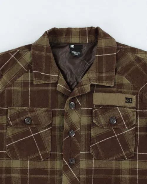 Vintage DC Skateboarding Flannel Shirt - L sold by Rokit product image thumbnail 3