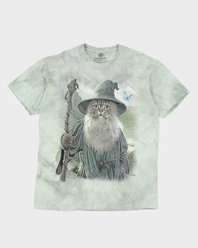 Vintage The Mountain Cat Wizard T-Shirt - L sold by Rokit