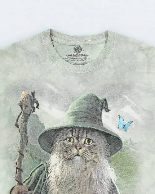 Vintage The Mountain Cat Wizard T-Shirt - L sold by Rokit product image thumbnail 3