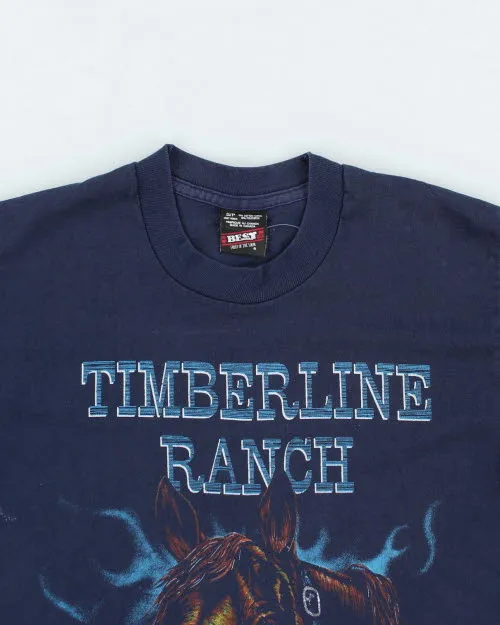 Vintage 80's Single Stitch Timberline Ranch T-Shirt - M sold by Rokit product image thumbnail 3