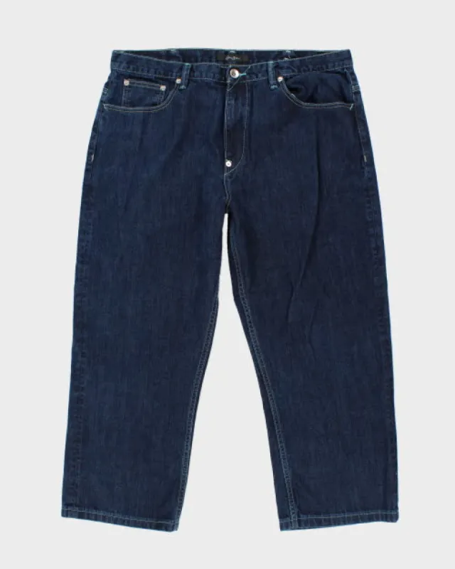 Vintage Sean John Wide Leg Embroidered Jeans - W38 L25 sold by Rokit