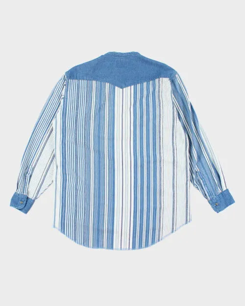 Vintage 90's Wrangler Short Collar Long-sleeved Shirt - L sold by Rokit product image thumbnail 2