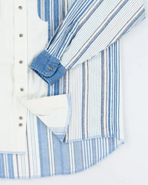 Vintage 90's Wrangler Short Collar Long-sleeved Shirt - L sold by Rokit product image thumbnail 4